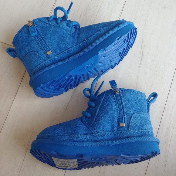 UGG NEW Toddler Neumel II Chukka Boots Dive Blue - Picture 3 of 10